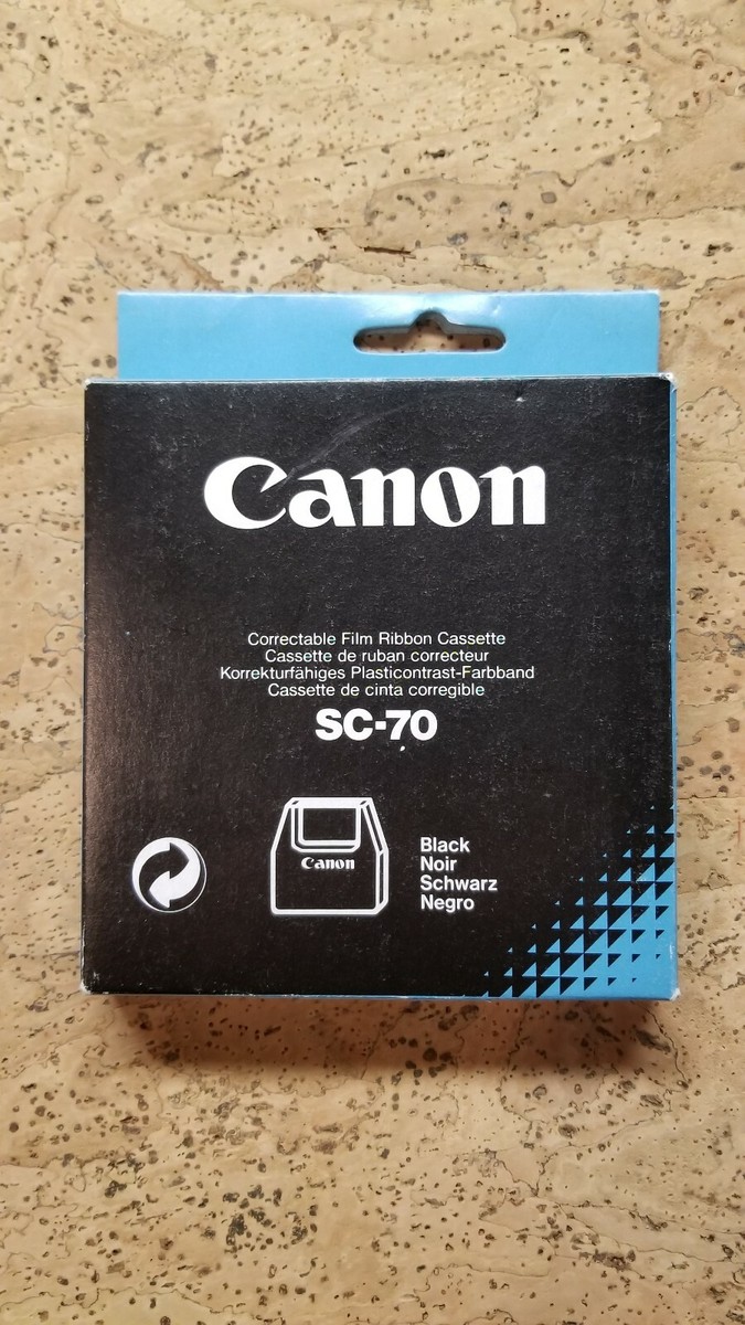Canon SC 70 Correctable Film Ribbon Cassette Black for sale online