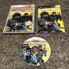 Counter Strike (Microsoft Xbox, 2003) Platinum Hits COMPLETE W/MANUAL