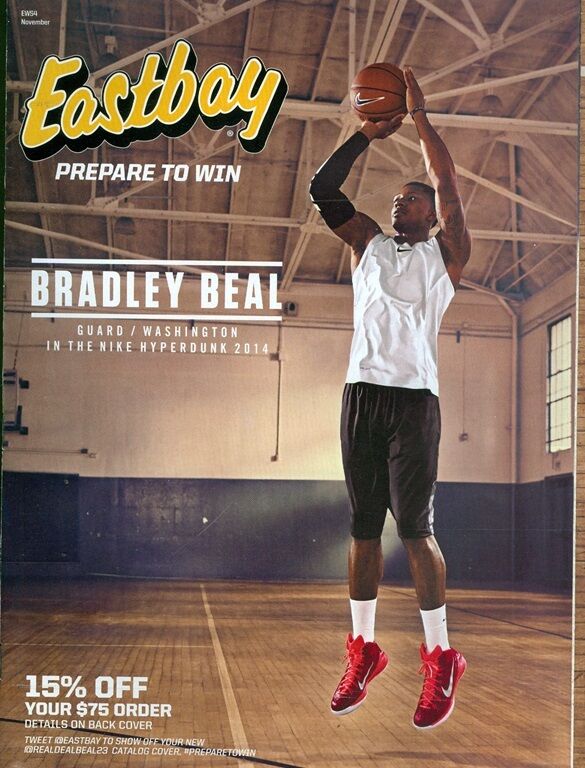 2014 Eastbay Catalog: Bradley Beal - Washington Wizards Nike Hyperdunk