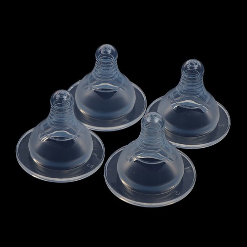 Flexible Soft Silicone Pacifier Nipple Baby Wide Caliber Matte Pacifier New - Foto 9 di 16