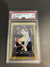 2020-2021  Panini One and One Paul George  Gold 1/10 PSA 9 #43