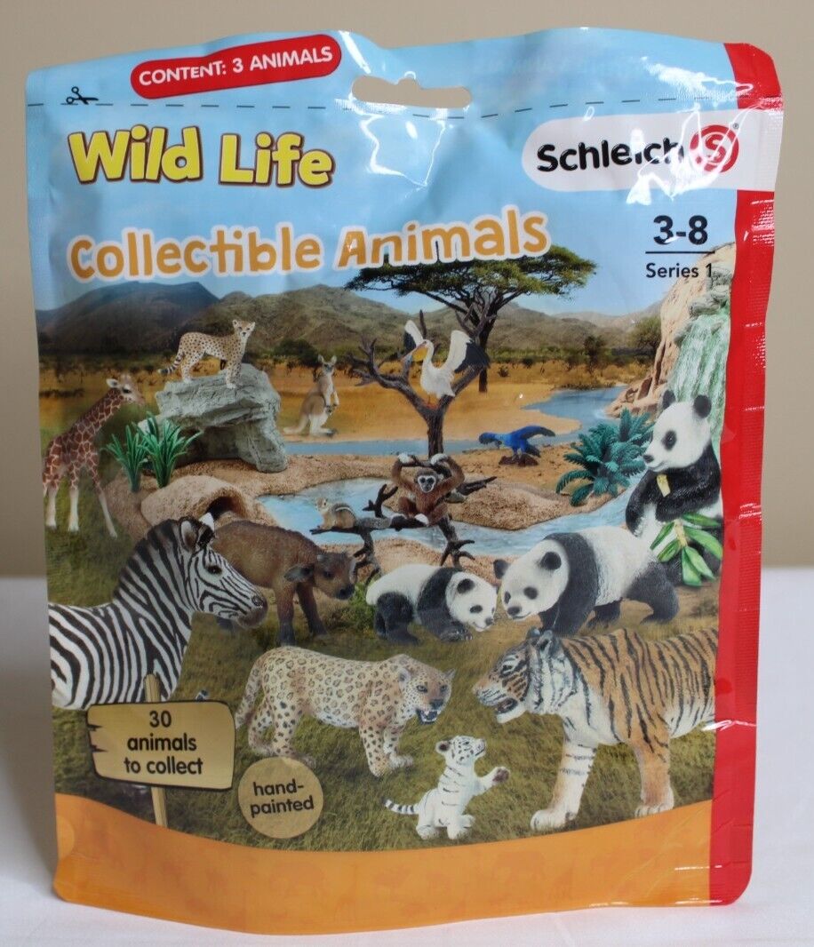 SCHLEICH Wild Life Collectible Animals Series 1 Bag, 3 animals inside  4055744018404 | eBay