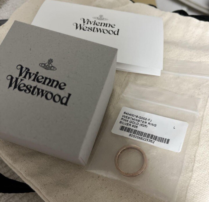 Vivienne Westwood ring WESTMINSTER Pink Gold L(No.8) From