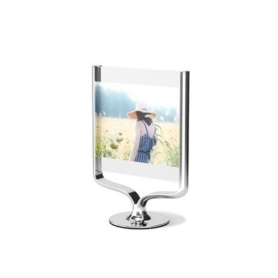 Umbra Wishbone Tabletop Picture Frame Chrome Umbra Metal Home Decor Decor