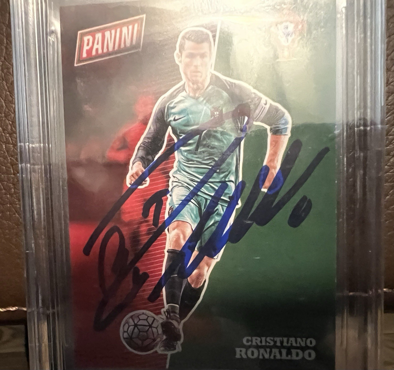 Panini 2017 Natl Convention Cristiano Ronaldo Auto BGS Beckett Authenticated view 3