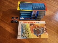 Vintage 1973 SUB SEARCH 3 Level Strategy Game Milton Bradley COMPLETE Rare Board