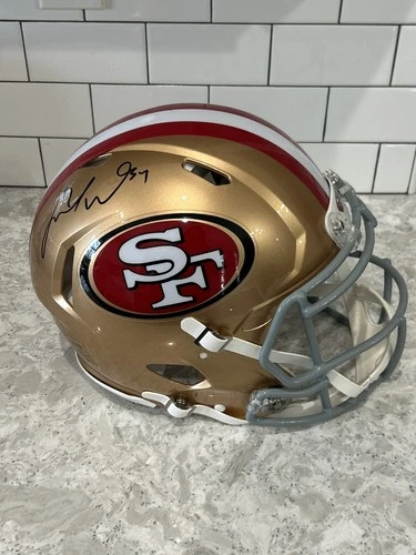 San Francisco 49ers Full Size Autograph Helmet - Fred Warner - Beckett Certified