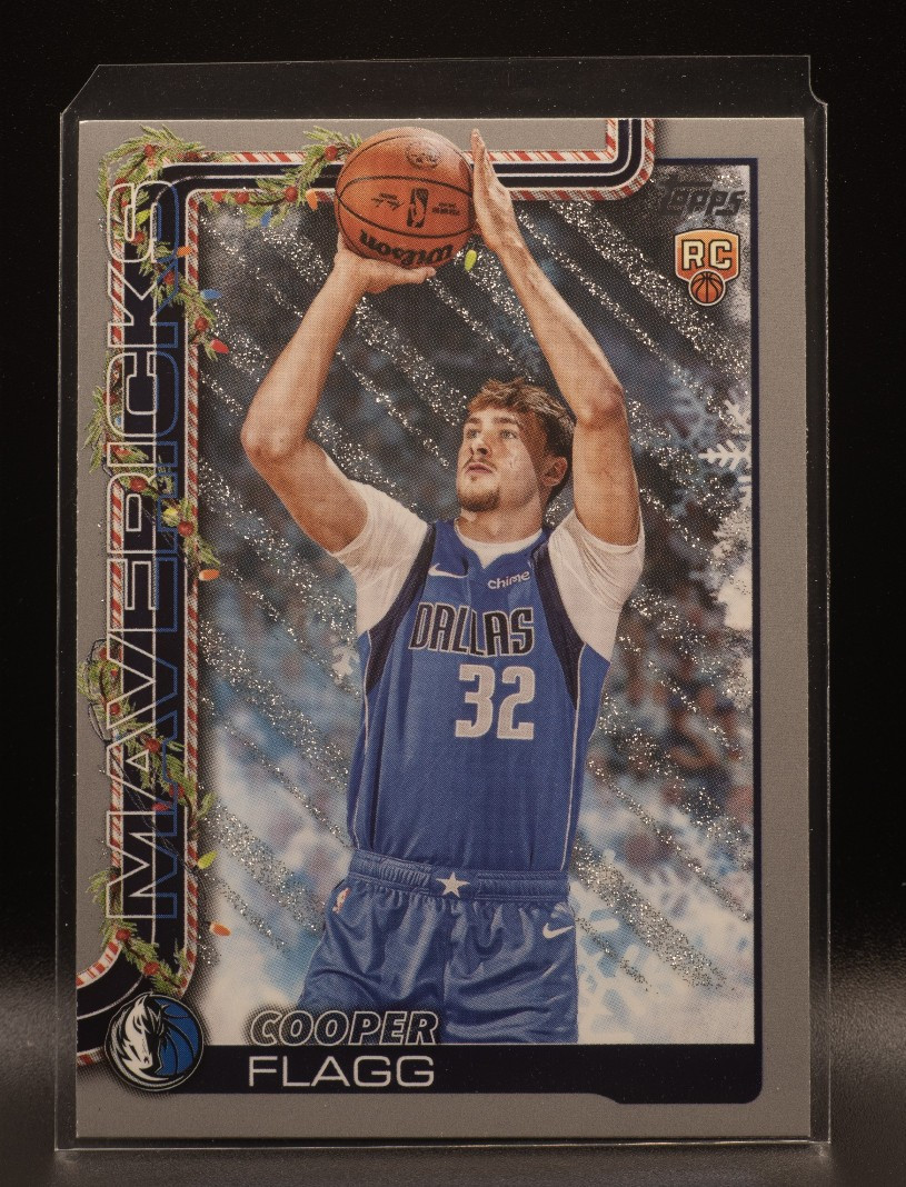 2025-26 Topps Holiday COOPER FLAGG #H161 Holiday Silver Glitter (RC)