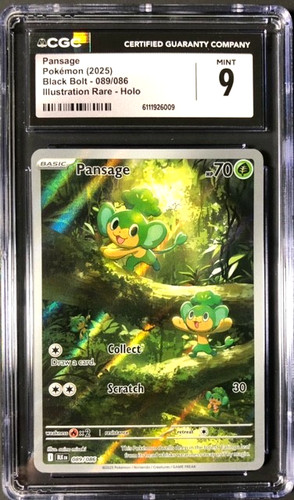 Pansage graded CGC 9 for sale on eBay