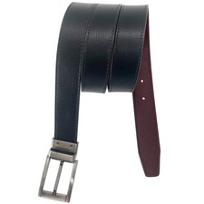 Reversible Leather Belt, Adjustable Belt, 100 Leather - Measures 32"-42"
