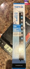 Top Fin LED Light Aquarium Bubble Wall 2 color LED Lights 12