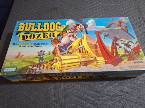 VTG Bulldog Dozer Board Game - Parker Brothers 1996 99% COMPLETE WORKS