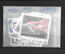 Timbres France neufs **/*   année complète 1973