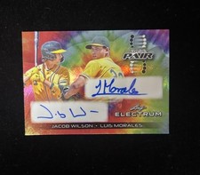 2024 Leaf Electrum - Base Pair Jacob Wilson, Luis Morales #BP-11 /35 Silver