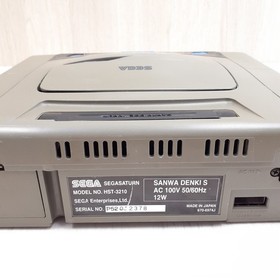 Sega Saturn Console with 2 Virtua Stick controllers & 5 games Japan Gray tested