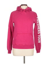 Jack Wills Women Pink Pullover Hoodie 10