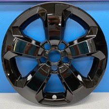 ONE SINGLE 2017-2020 JEEP COMPASS LATITUDE # 7017-GB 17" GLOSS BLACK WHEEL SKIN