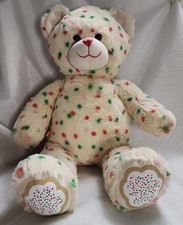 Build A Bear Plush Teddy Bear Christmas Sugar Cookie Sprinkles Dots 18  