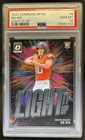 2024 Panini Donruss Optic Bo Nix Light It Up RC Rookie #6 Broncos PSA 10