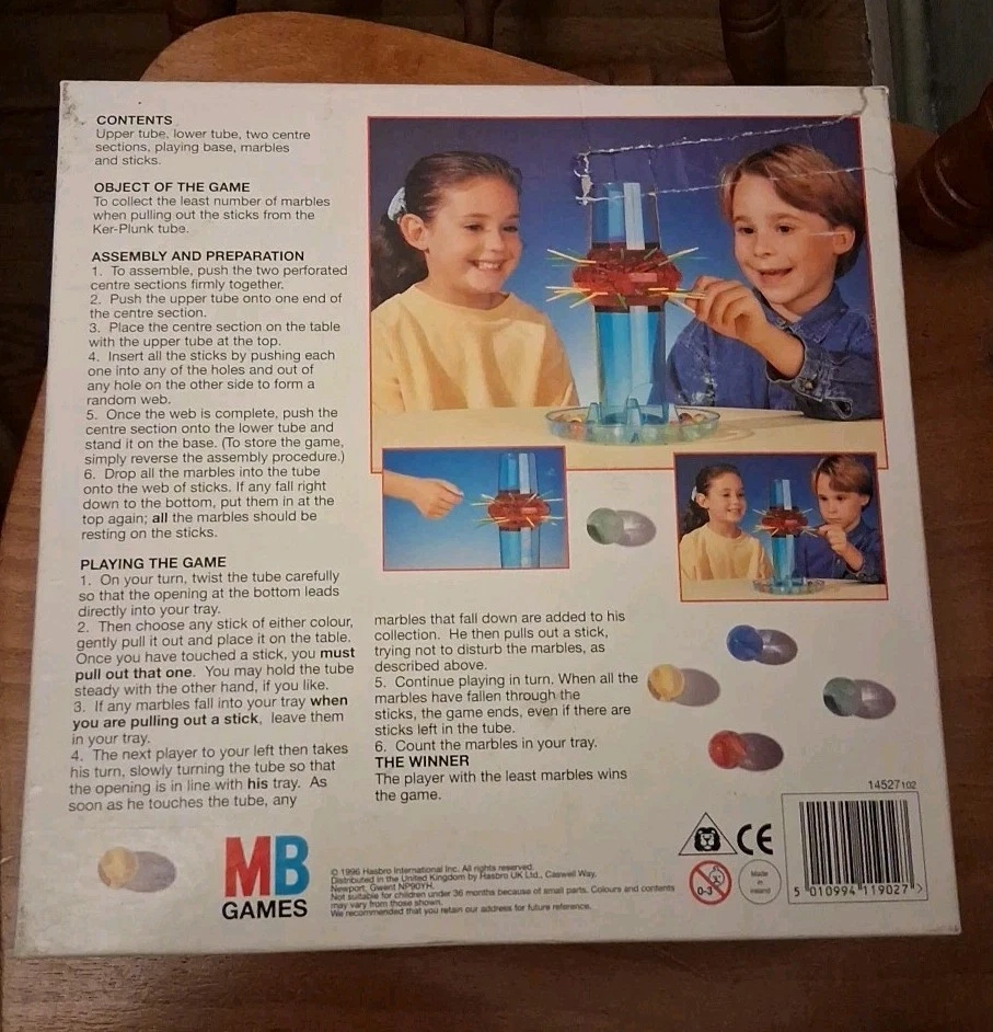 MB Ker-Plunk NERVE RACKING GAME OF SKILL 1996 Board Game Complete LOVELY - Image 4 of 4