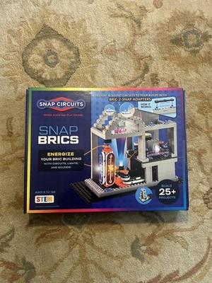 Snap Circuits Snap Brics STEM Building Set SCBRIC1 - Lights & Sound -200+ Pieces