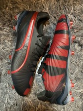 Puma Men 8 KING ULTIMATE LAUNCH EDITION FG/AG Soccer Cleat Black/Red 108067-01