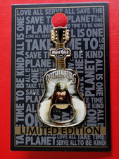 HRC Hard Rock Cafe Gothenburg Mini Bottle Opener Guitar Pin LE200 Viking Warrior