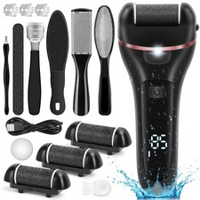 Electric Callus Remover for Feet, 2 Speed Foot File, 11 Piece Set