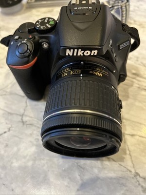 Nikon D D5500 24.2MP Digital SLR Camera - Black (Kit w/ VR II 18-55mm Lens)