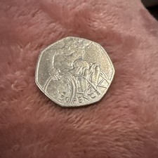 Olympic Wheelchair Rugby 50p Coin 2011 Fifty Pence Circulated condition