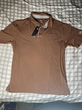 Camisa Polo Under Armour Playoff Brn XL Manga Corta Golf Para Hombres Suelta Bordada