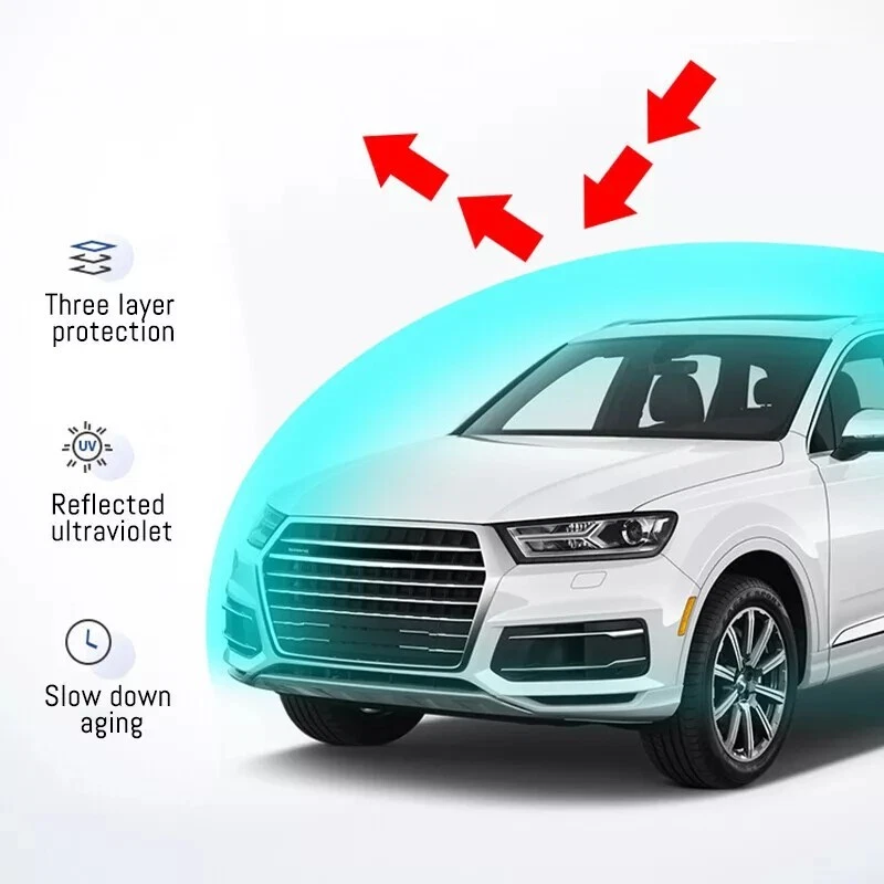 Cubierta Completa de Coche Impermeable Protección UV Exterior Todo Clima Para Hyundai Elantra Foto 3 de 4