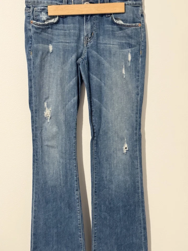 Fossil 修身靴牛仔裤女式 28 码 | 中号水洗略微破旧牛仔布 — 第 4/4 张图片