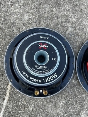 Sony Xplod Subwoofer 10” (XS-L101P5) 1100W Peak Power Speaker Red
