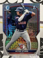 2023 Bowman Chrome 1st Mojo #BCP-175 Victor Izturis Cleveland Guardians