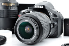  Mint SC:9217 9  Nikon D5200 24.1MP DSLR w/18-55mm 55-200 VR from Japan 2395