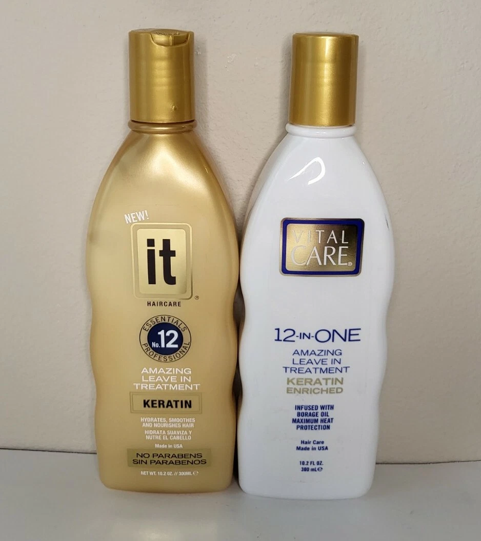 Lot 2 Vital Care 12 In One Amazing Leave In KeratIn Enriched Treatment