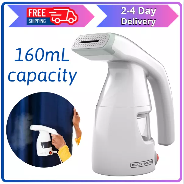  BLACK+DECKER Easy Garment Steamer - Powerful and Quick