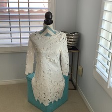 nordstrom Evening/summer off white dress laced XS