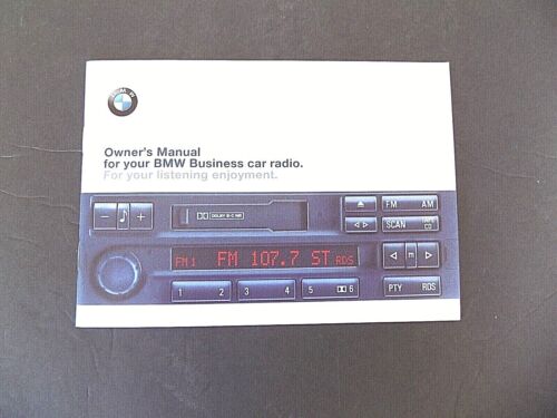 1999 2000 bmw business radio Owners Manual e 36 e 31 e 34 Z3 3 SERIES  - Picture 1 of 3