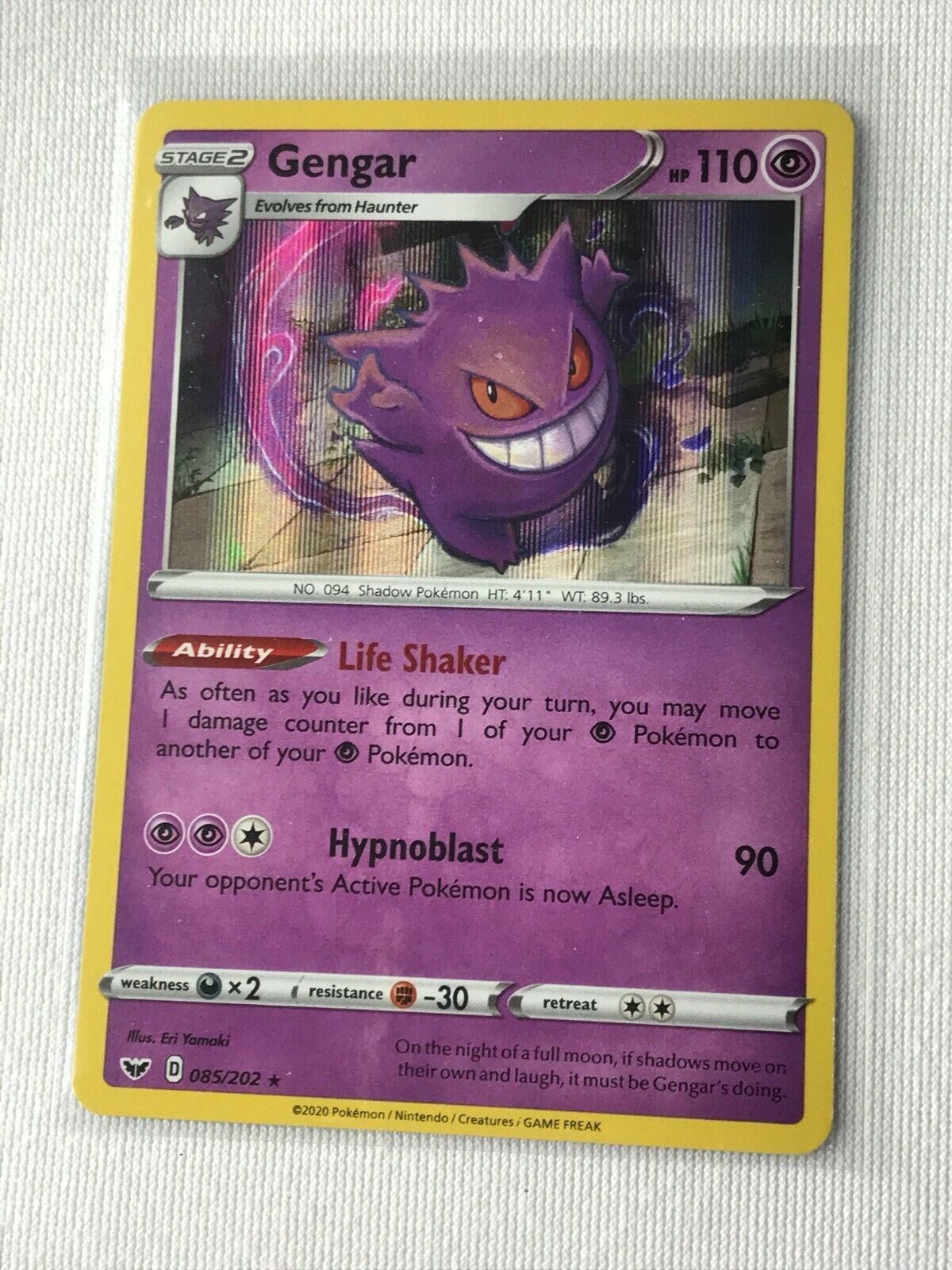 GENGAR RARE POKÉMON CARD STAGE 2 for Sale in Belleville, NJ - OfferUp