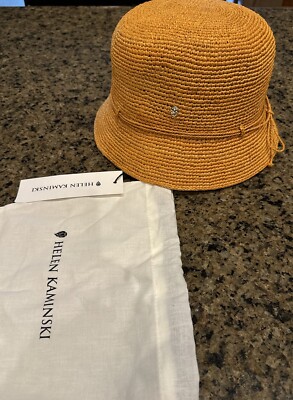 one Helen Kaminski Maude Bucket Hat Daffodil 43642 Rollable Size