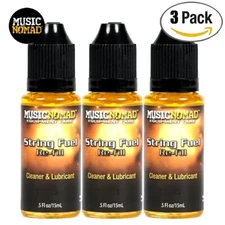 3-PACK Music Nomad MN120 String Fuel Refill For String Fuel Applicator 0.5 oz