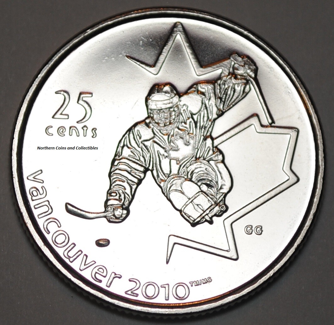 Canada 2009 25 cents Sledge Hockey UNC - BU Canadian Olympic
