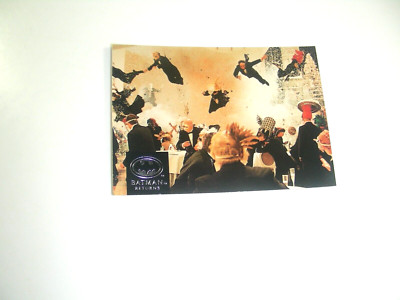 1992 Batman Returns Topps Stadium Club ''A massive explosion rips...'' card #64