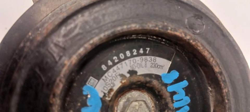 Compresor de aire acondicionado GMC SAVANA 3500 VAN '17-'19 4,3 L 66 k millas OEM Foto 3 de 4