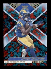 KYREN WILLIAMS 2022 PANINI XR #150 RAMS UNIQUE PARALLEL ROOKIE SSP RC BF5652