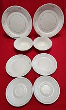 2 Place Settings Of Corelle Calico Rose Dinner Luncheon Salad Plates SaucersBowl