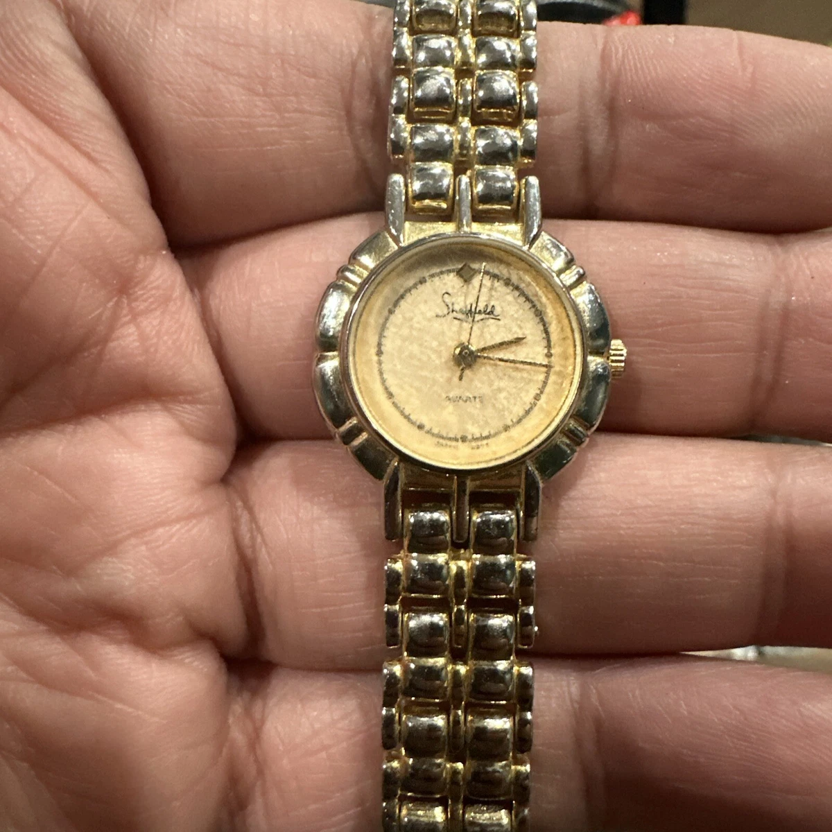 Gorgeous Ladies Sheffield Moonphase Quartz Watch New Battery Runs Crystal Dial Frederique Constant Classic Slimline Ladies Moonphase – The  main image 4