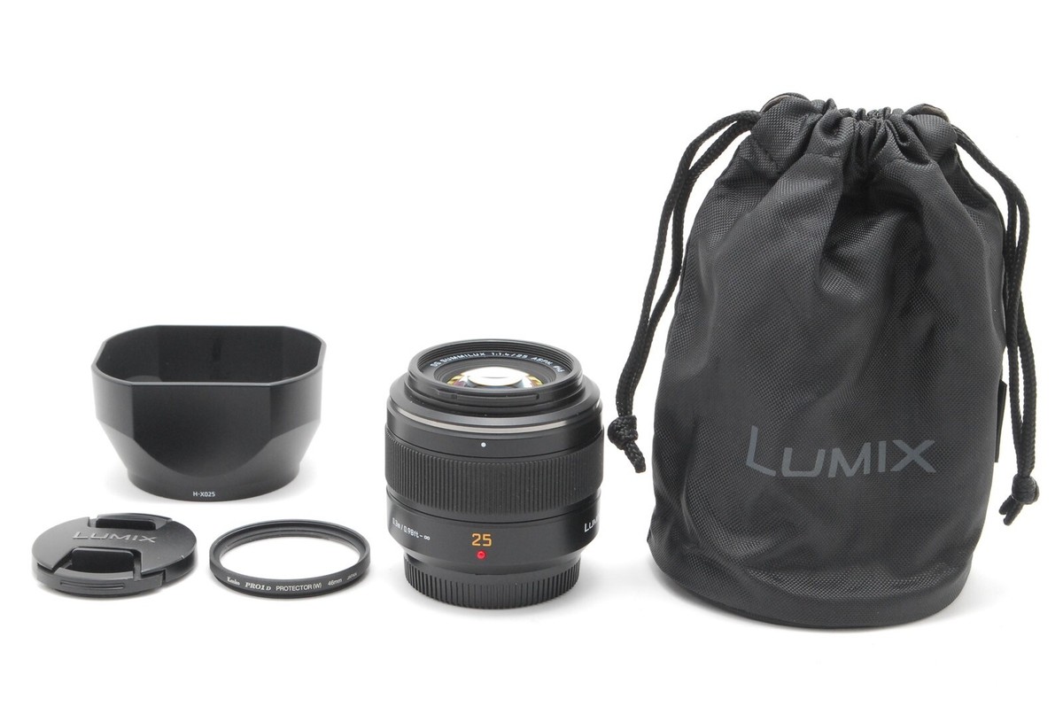 LUMIX 25mm F1.4 H-X025 美品フード・ポーチ付 LUMIX 25mm F1.4 H-X025 美品フード・ポーチ付 楽天市場